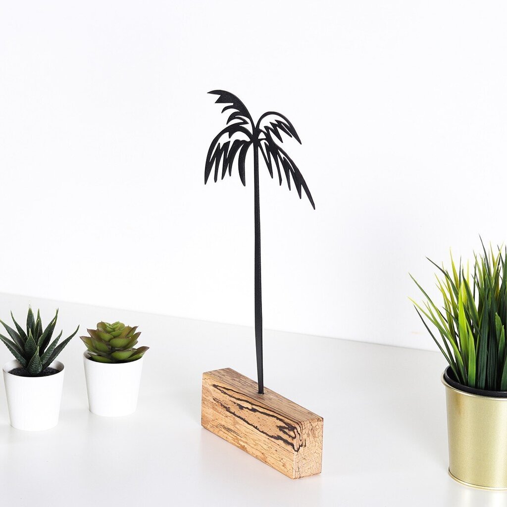 Dekoratiivne kujuke Palm Black hind ja info | Sisustuselemendid | kaup24.ee