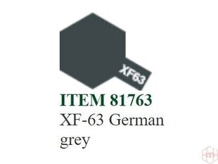 Tamiya - XF-63 German grey, 10ml цена и информация | Принадлежности для рисования, лепки | kaup24.ee