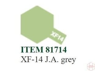 Tamiya - XF-14 J.A. grey, 10ml hind ja info | Kunstitarbed, voolimise tarvikud | kaup24.ee