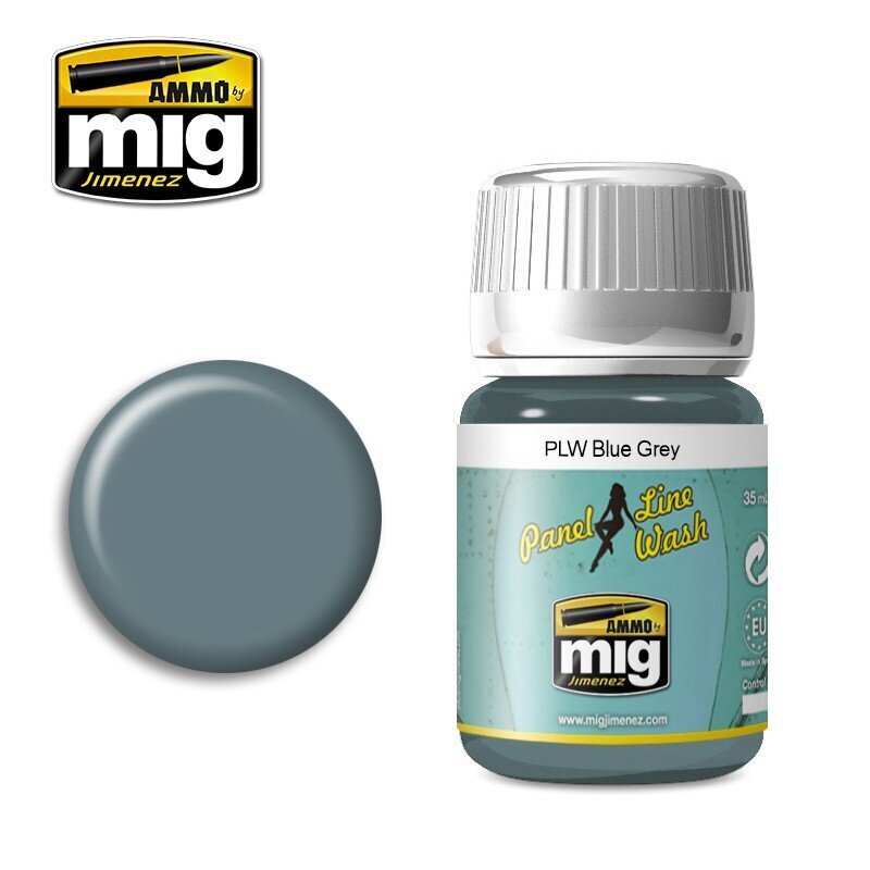 Ammo Mig - Panel Line Wash Blue Grey, 35ml, 1613 цена и информация | Kunstitarbed, voolimise tarvikud | kaup24.ee