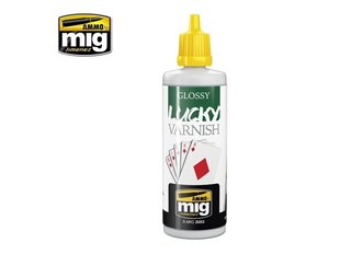 Ammo Mig - Glossy Lucky Varnish läikiv akrüüllakk, 60ml. AMIG2053 hind ja info | Kunstitarbed, voolimise tarvikud | kaup24.ee