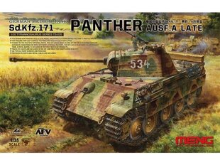 Meng Model - German Medium Tank Sd.Kfz.171 Panther Ausf. A late, 1/35, TS-035 hind ja info | Klotsid ja konstruktorid | kaup24.ee