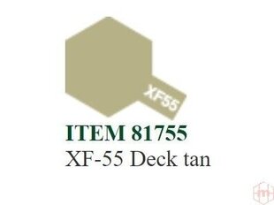 Tamiya - XF-55 Deck tan, 10ml hind ja info | Kunstitarbed, voolimise tarvikud | kaup24.ee