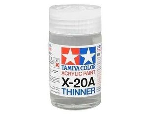 Tamiya - X-20A Acrylic thinner, 46ml цена и информация | Принадлежности для рисования, лепки | kaup24.ee