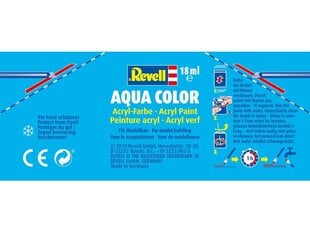 Водная краска Revell, Aqua Color, Green, Silk, 18 мл, 36360 цена и информация | Принадлежности для рисования, лепки | kaup24.ee