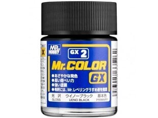 Mr.Hobby - Mr.Color GX Ueno Black, 18 ml, GX-2 hind ja info | Kunstitarbed, voolimise tarvikud | kaup24.ee