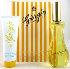 Komplekt Giorgio Beverly Hills Yellow: EDT naistele 90 ml + ihupiim 50 ml hind ja info | Naiste parfüümid | kaup24.ee