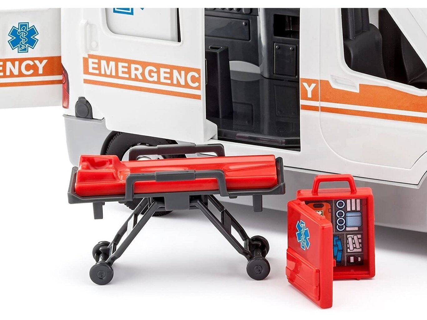 Revell - JUNIOR KIT Ambulance Car, 1/20, 00806 hind ja info | Klotsid ja konstruktorid | kaup24.ee