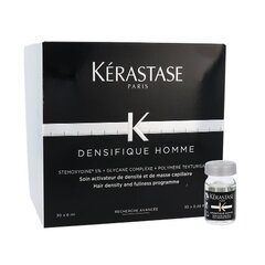 Программа по уходу за волосами для мужчин Kerastase Homme Densifique Hair Density 6x30 мл цена и информация | Маски, масла, сыворотки | kaup24.ee