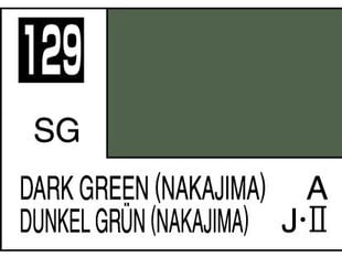 Краска Mr.Hobby - Mr.Color C-129 темно-зеленая, 10 мл цена и информация | Принадлежности для рисования, лепки | kaup24.ee