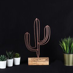 Dekoratiivne kuju Cactus Bronze hind ja info | Sisustuselemendid | kaup24.ee