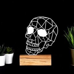 Dekoratiivne kuju Skull White цена и информация | Детали интерьера | kaup24.ee