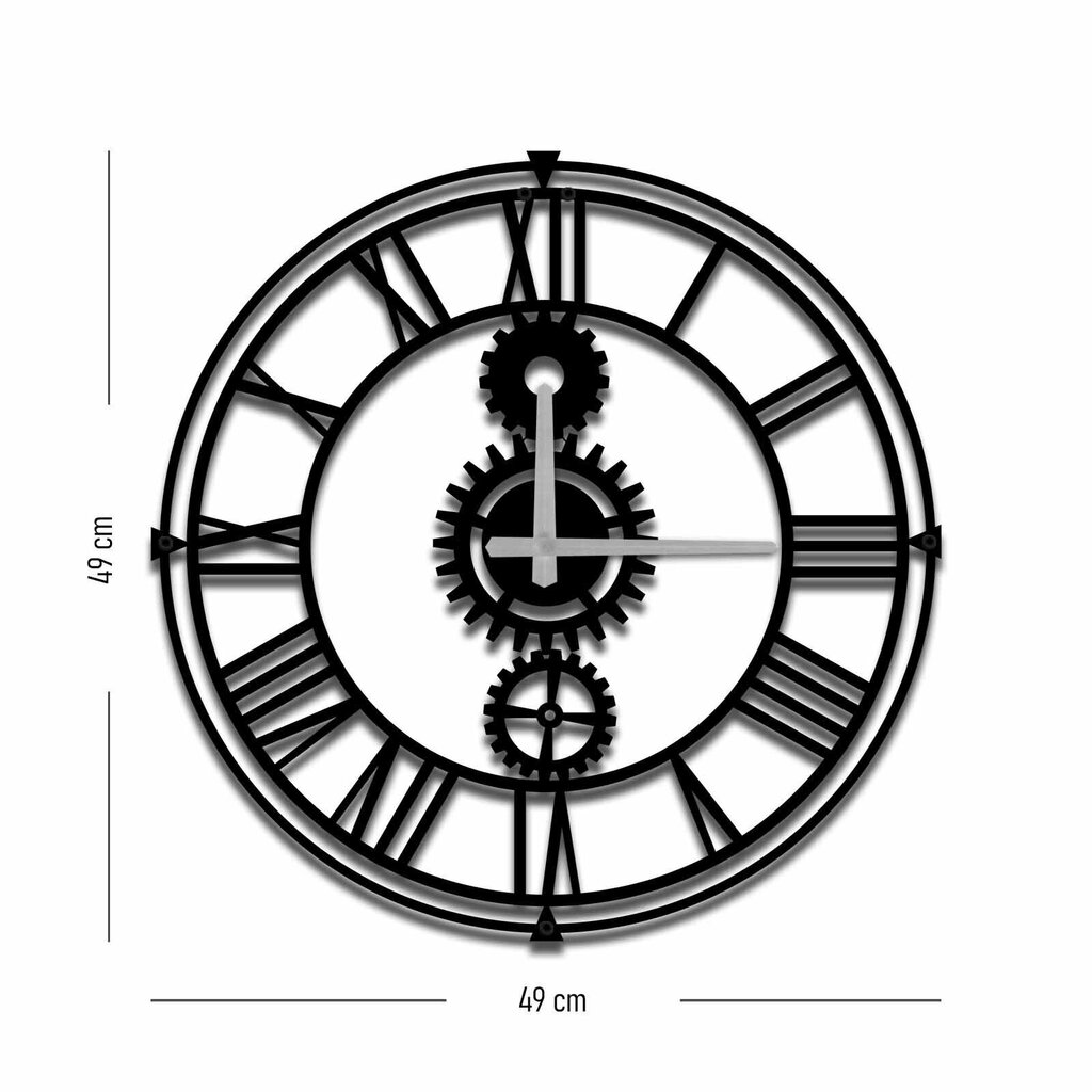 Dekoratiivne seinakell MTS - 010 цена и информация | Kellad | kaup24.ee