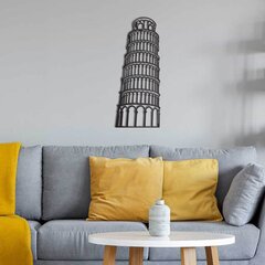 Металлическая декорация на стену Pisa Tower, 27.5x70 см цена и информация | Детали интерьера | kaup24.ee