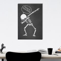 Metallist seinadekoratsioon Skeleton 1, 45x70 cm hind ja info | Sisustuselemendid | kaup24.ee