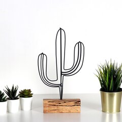 Dekoratiivne kuju Cactus Black hind ja info | Sisustuselemendid | kaup24.ee
