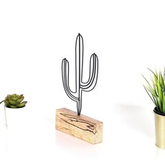 Dekoratiivne kuju Cactus Mini Black hind ja info | Sisustuselemendid | kaup24.ee