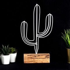 Dekoratiivne kuju Cactus White цена и информация | Детали интерьера | kaup24.ee