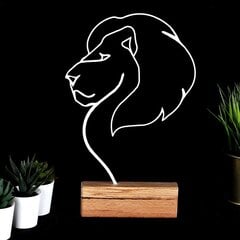 Dekoratiivne kuju Lion White цена и информация | Детали интерьера | kaup24.ee