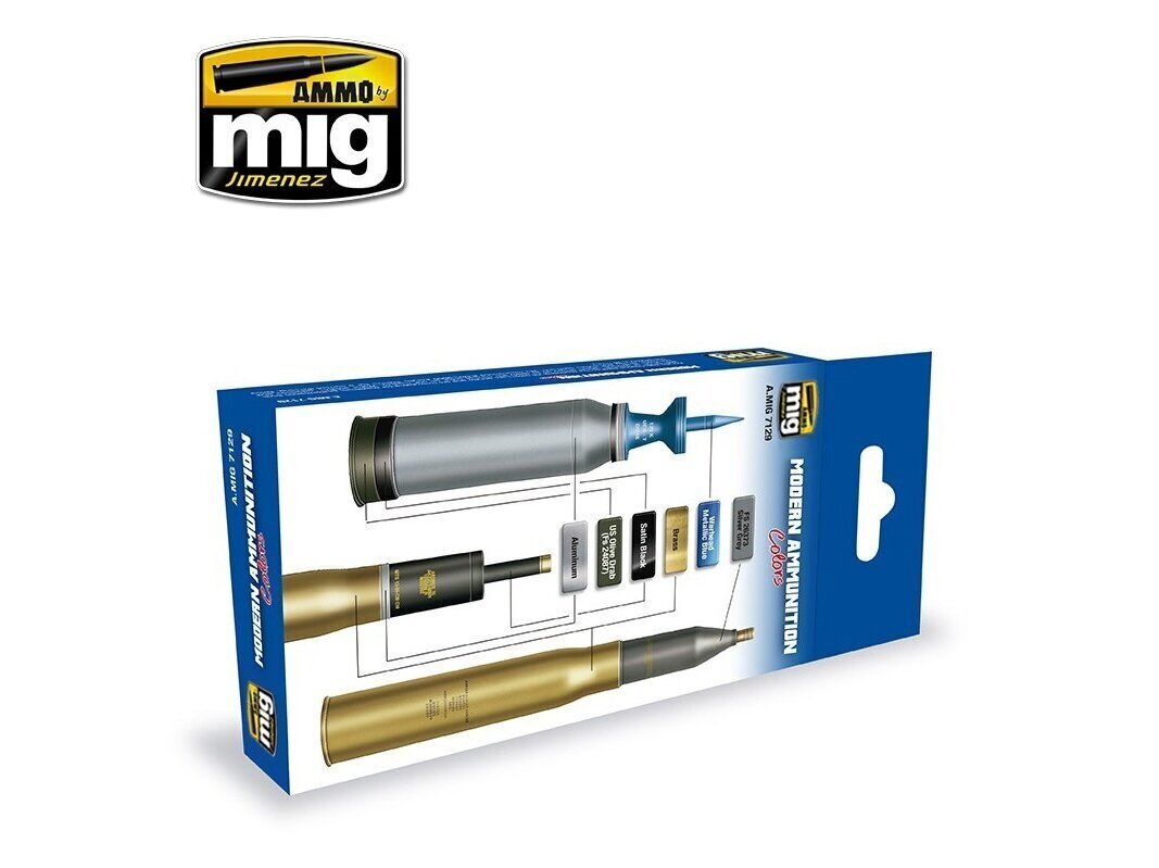 Ammo Mig - Modern Ammunition set. AMIG7129 hind ja info | Kunstitarbed, voolimise tarvikud | kaup24.ee