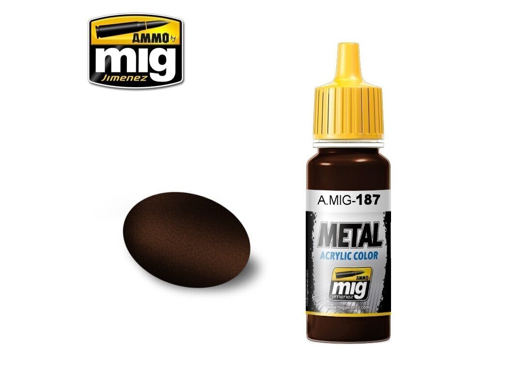 AMMO MIG - JET EXHAUST BURNT IRON, 17ml. 0187 hind ja info | Kunstitarbed, voolimise tarvikud | kaup24.ee