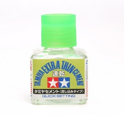 Tamiya - Extra Thin Cement - 40ml (Quick-Setting) liim, 40ml, 87182 hind ja info | Kunstitarbed, voolimise tarvikud | kaup24.ee