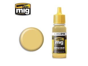 AMMO MIG - RAL 8020 GELBBRAUN, 17ml. 0016 hind ja info | Kunstitarbed, voolimise tarvikud | kaup24.ee