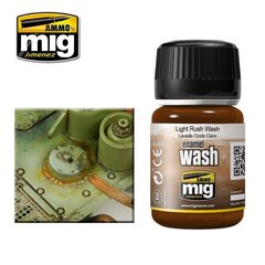 Краска AMMO MIG - LIGHT RUST WASH, 35 мл, 1004 цена и информация | Принадлежности для рисования, лепки | kaup24.ee