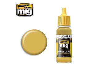 AMMO MIG - WARM SAND-YELLOW, 17ml. 0061 hind ja info | Kunstitarbed, voolimise tarvikud | kaup24.ee