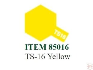 Värv Tamiya - TS-16 Yellow, 100ml hind ja info | Kunstitarbed, voolimise tarvikud | kaup24.ee