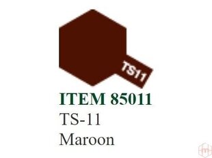 Värv Tamiya - TS-11 Maroon, 100ml hind ja info | Kunstitarbed, voolimise tarvikud | kaup24.ee