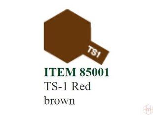 Värv Tamiya - TS-1 Red brown, 100ml hind ja info | Kunstitarbed, voolimise tarvikud | kaup24.ee