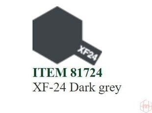 Tamiya - XF-24 Dark grey, 10ml hind ja info | Kunstitarbed, voolimise tarvikud | kaup24.ee