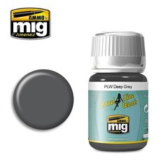 AMMO MIG - PANEL LINE WASH DEEP GREY, 35ml, 1602 цена и информация | Принадлежности для рисования, лепки | kaup24.ee