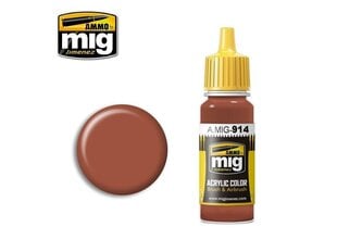 AMMO MIG - RED BROWN LIGHT, 17ml. 0914 hind ja info | Kunstitarbed, voolimise tarvikud | kaup24.ee