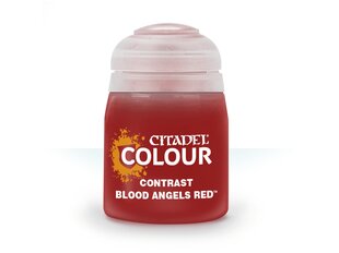 Краска Citadel - Blood Angels Red, 18 мл, 29-12 цена и информация | Принадлежности для рисования, лепки | kaup24.ee