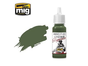 AMMO MIG - DARK OLIVE GREEN FS-34130, 17ml. F503 hind ja info | Kunstitarbed, voolimise tarvikud | kaup24.ee