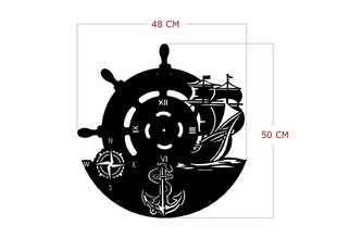 Настенные часы из Якорь цена и информация | Часы | kaup24.ee