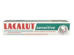 Зубная паста Lacalut Sensitive 75ml цена и информация | Для ухода за зубами | kaup24.ee