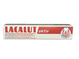 Зубная паста Lacalut Aktiv 75ml цена и информация | Для ухода за зубами | kaup24.ee