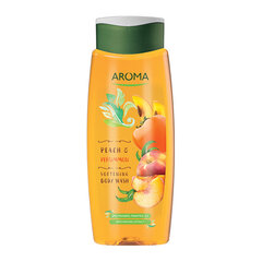 Aroma Peach & Persimmon смягчающий гель для душа , 400ml цена и информация | Масла, гели для душа | kaup24.ee