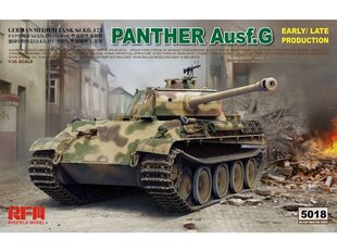 Rye Field Model - Panther Ausf.G Early / Late, 1/35, RFM-5018 hind ja info | Klotsid ja konstruktorid | kaup24.ee