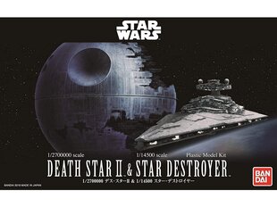 Revell - Star Wars Death Star II (1/2700000) & Star Destroyer (1/14500), 01207 hind ja info | Klotsid ja konstruktorid | kaup24.ee