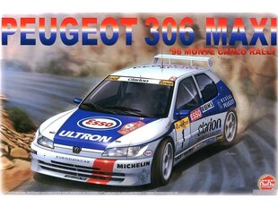 NuNu - Racing Series Peugeot 306 Maxi 1996 Rally Monte Carlo, 1/24. 24009 цена и информация | Конструкторы и кубики | kaup24.ee