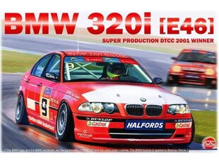 NuNu - BMW 320i E46 DTCC 2001 Winner, 1/24. 24007 цена и информация | Конструкторы и кубики | kaup24.ee