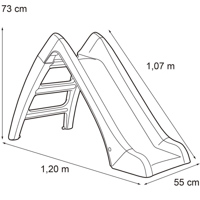 Liumägi Feber Garden Slide hind ja info | Liumäed, Pikleri kolmnurgad | kaup24.ee