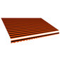vidaXL varikatuse riie, oranž ja pruun, 500 x 300 cm hind ja info | Päikesevarjud, markiisid ja alused | kaup24.ee