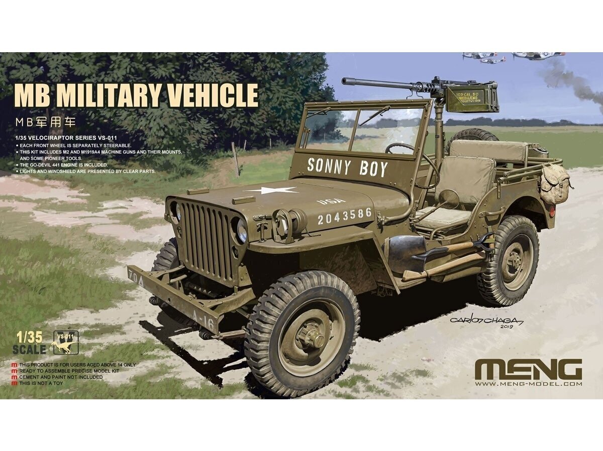 Meng Model - MB Military Vehicle, 1/35, VS-011 hind ja info | Klotsid ja konstruktorid | kaup24.ee