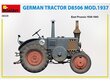 Miniart - German Tractor D8506 Mod.1937, 1/35, 38029 цена и информация | Klotsid ja konstruktorid | kaup24.ee