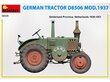 Miniart - German Tractor D8506 Mod.1937, 1/35, 38029 цена и информация | Klotsid ja konstruktorid | kaup24.ee